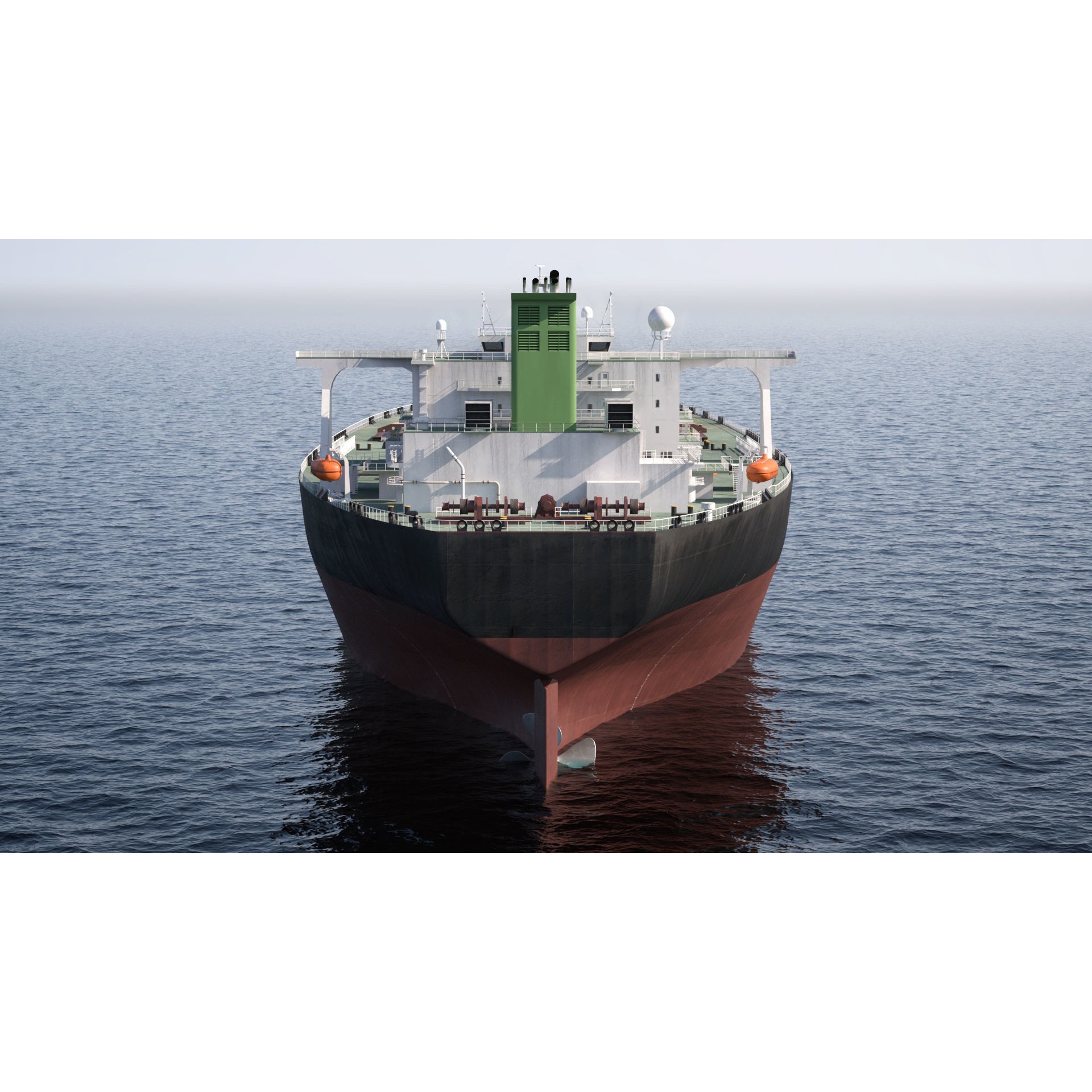 Oil Tanker - Game-Ready 3D Model - View 9