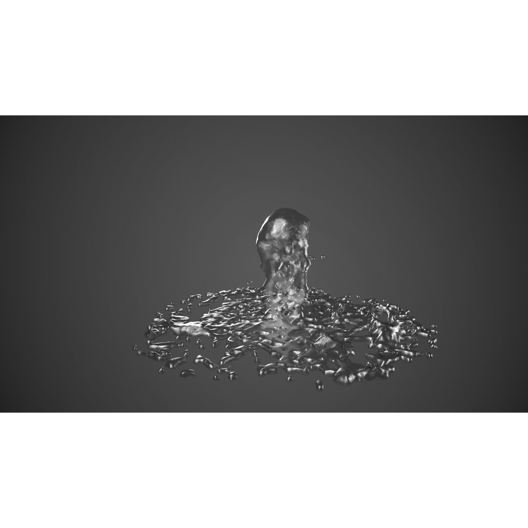 Animated Fountains 3D Model – Realistic Liquid Simulation, FBX & OBJ - View 5