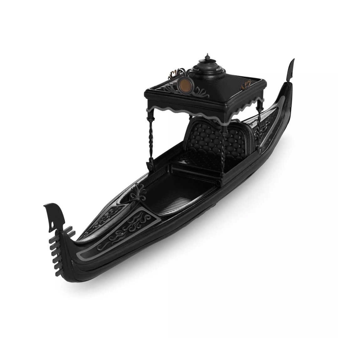 Gondola 3D Model – Luxurious Watercraft with PBR Textures, FBX