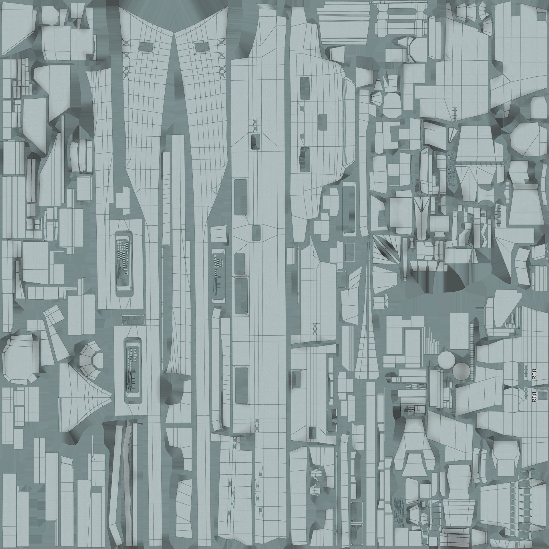 HMS Queen Elizabeth - Low-Poly Game-Ready 3D Model - View 21