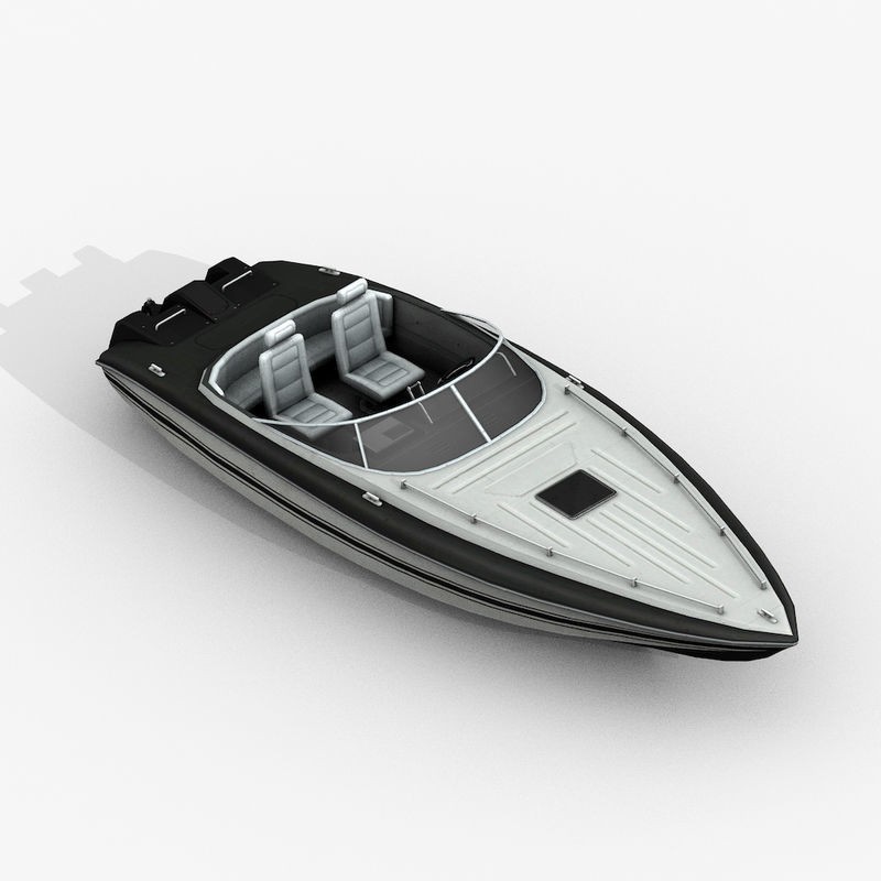 Sailboats 3D Model – Low Poly Watercraft Collection, FBX, Game Ready - View 17