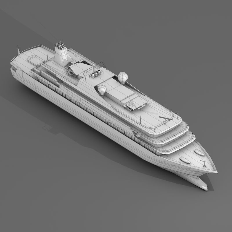 Sailboats 3D Model – Low Poly Watercraft Collection, FBX, Game Ready - View 4