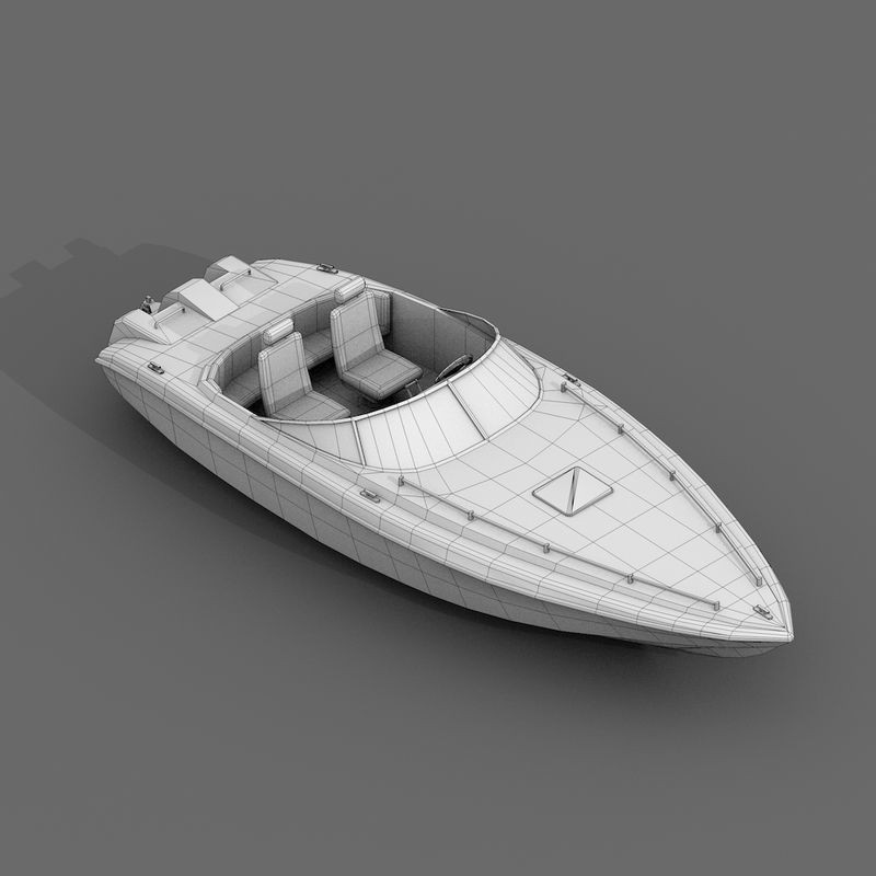 Sailboats 3D Model – Low Poly Watercraft Collection, FBX, Game Ready - View 9