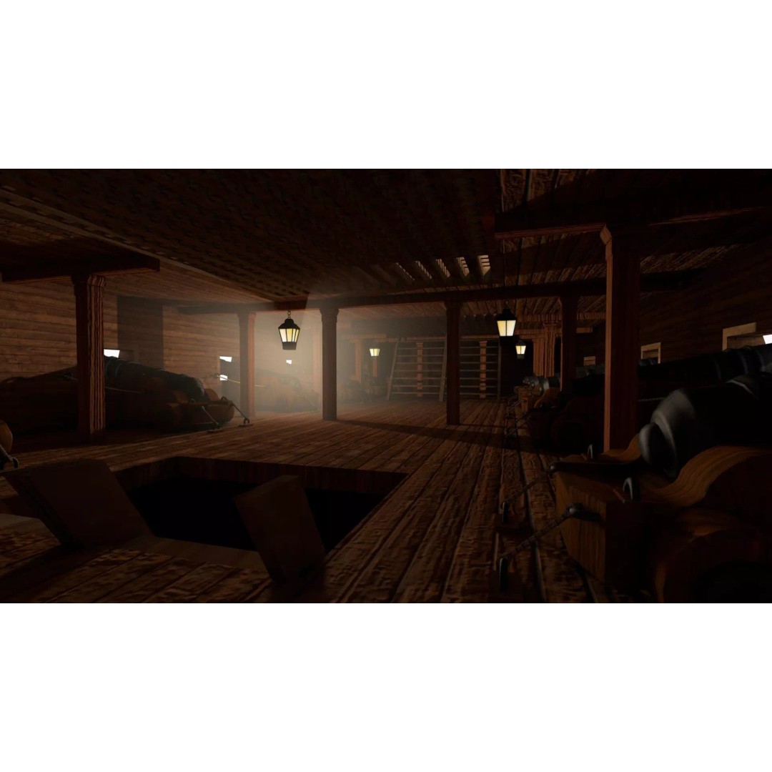 Galeon Pirate Ship 3D Model – Historic Watercraft, PBR Textures, Game Ready - View 31