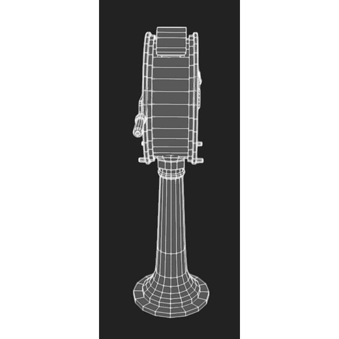 Lever 07 3D Model – Low Poly Antique Watercraft with PBR Textures