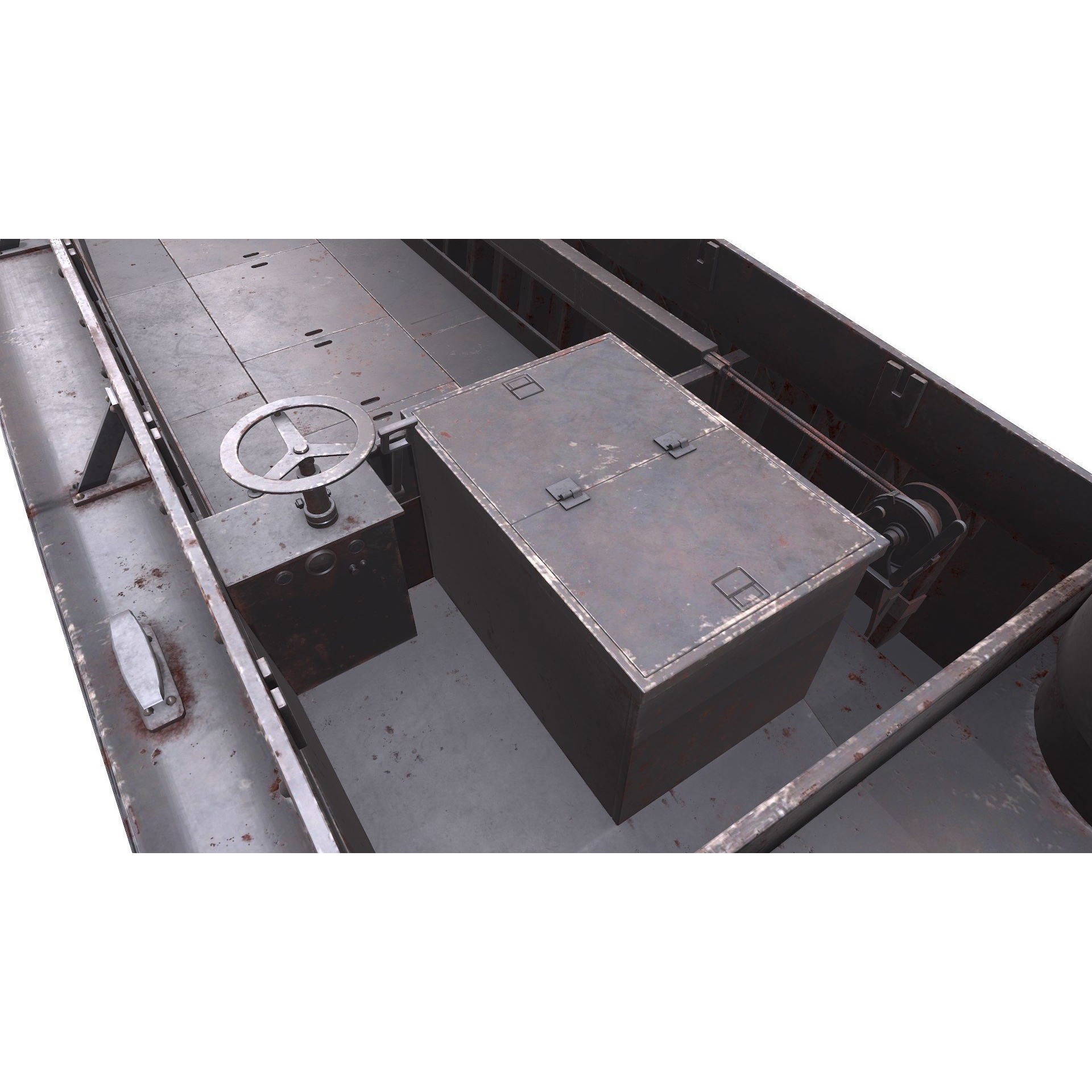 LCVP Higgins Boat - Low-Poly Game-Ready 3D Model - View 22