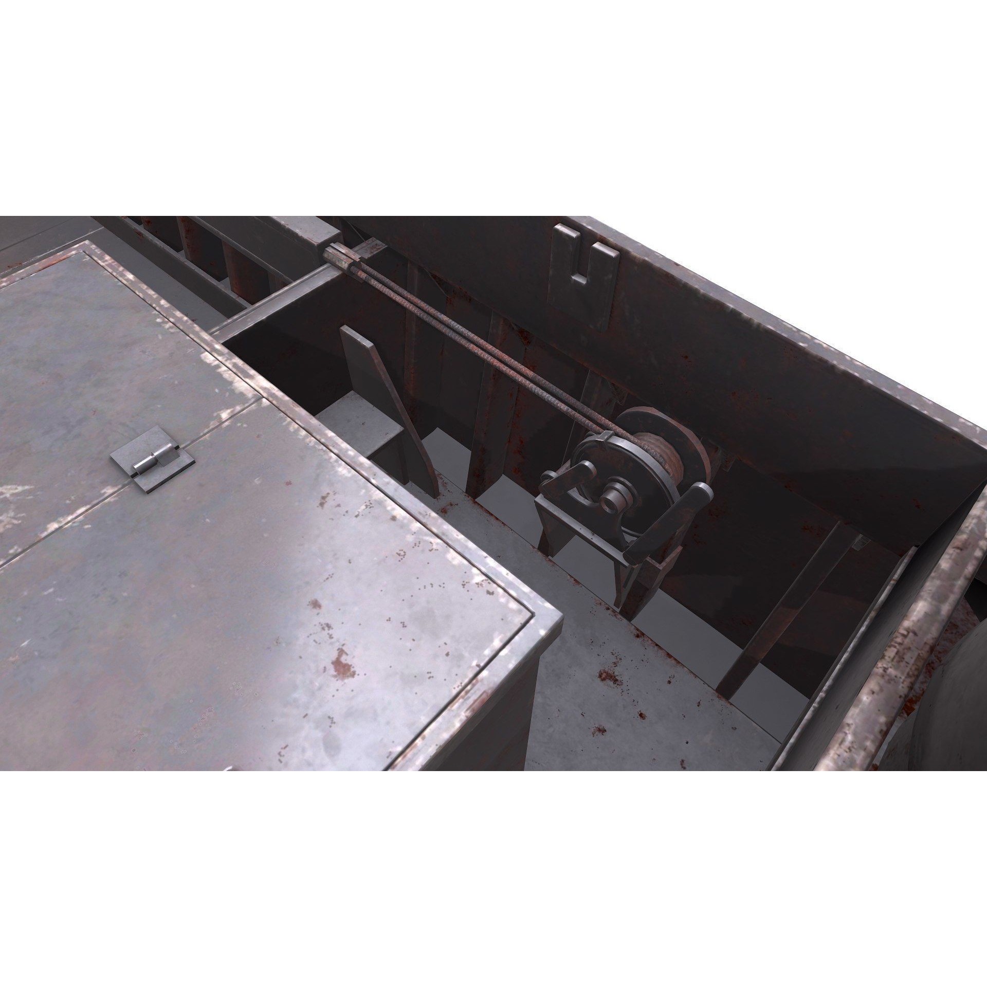 LCVP Higgins Boat - Low-Poly Game-Ready 3D Model - View 23