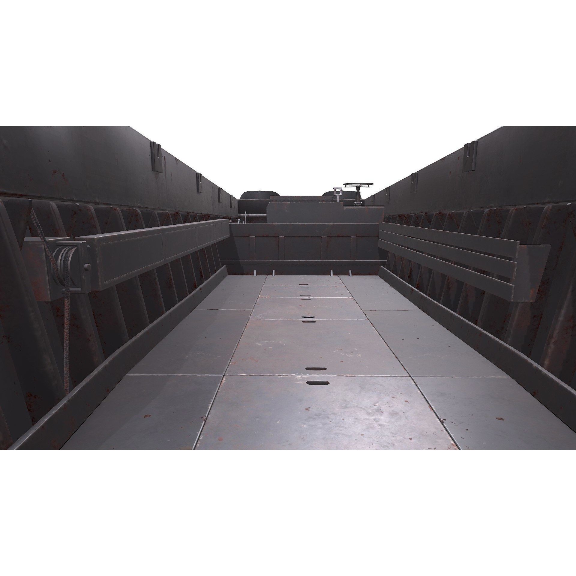 LCVP Higgins Boat - Low-Poly Game-Ready 3D Model - View 28