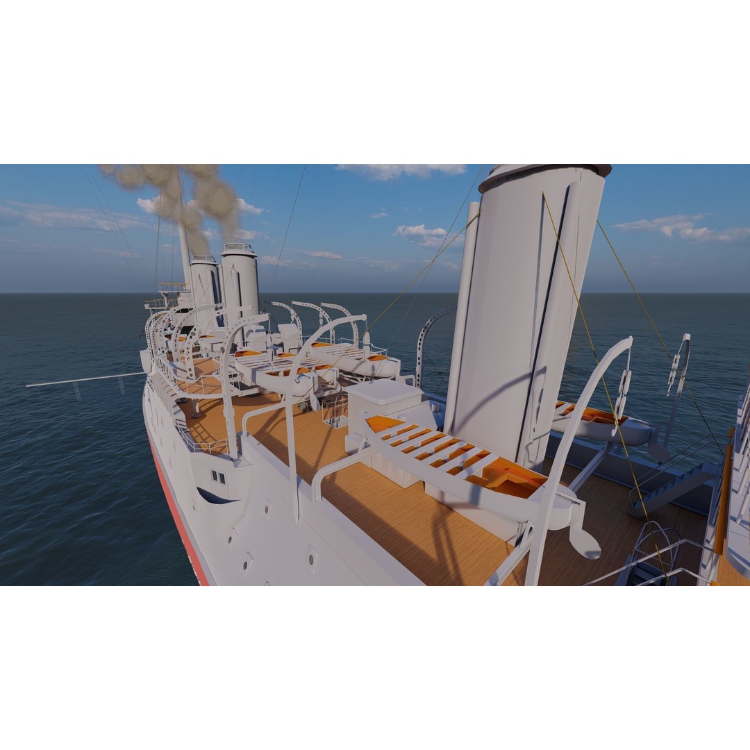 Bulk Carrier Ship 3D Model – Industrial Tanker with PBR Textures