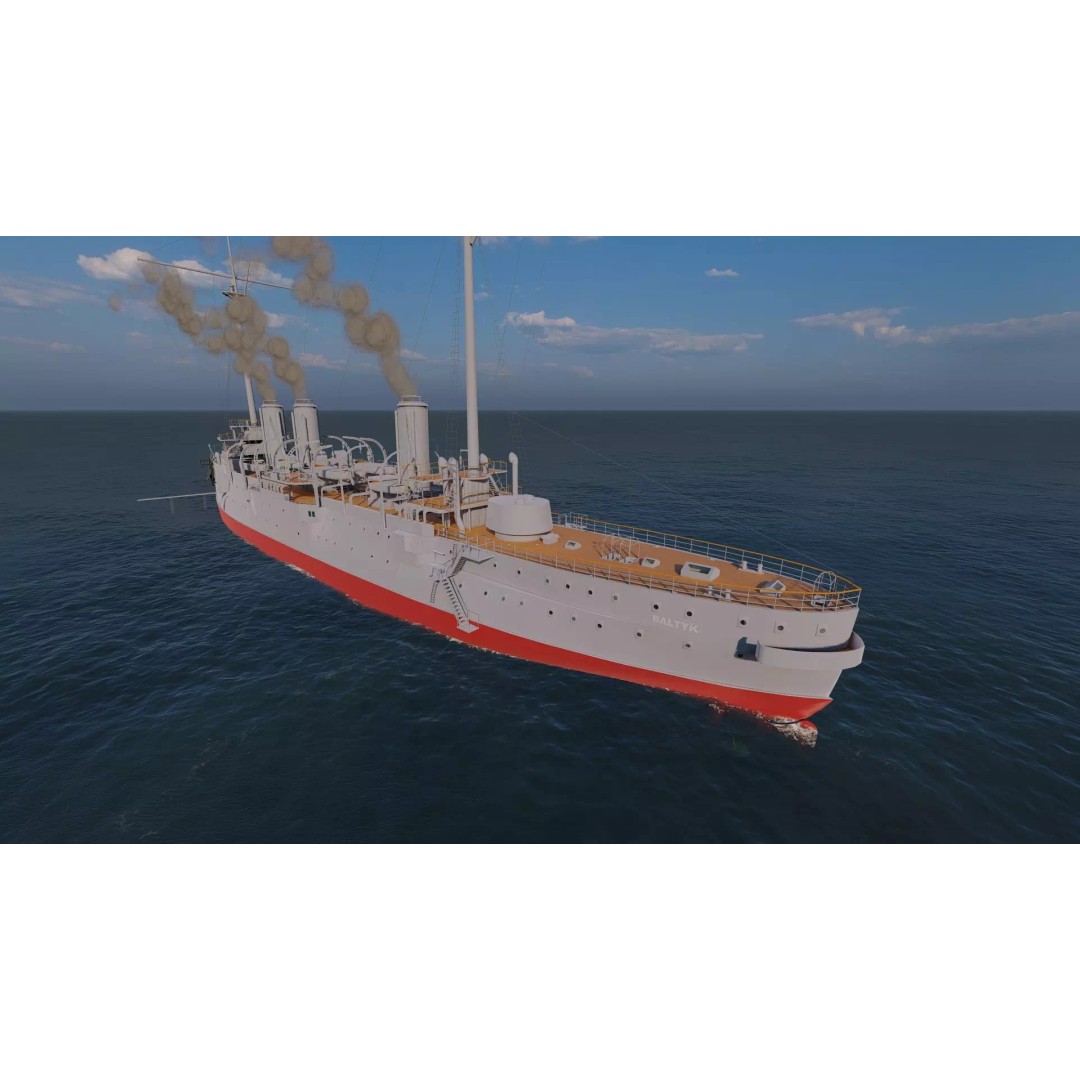 Bulk Carrier Ship 3D Model – Industrial Tanker with PBR Textures - View 2