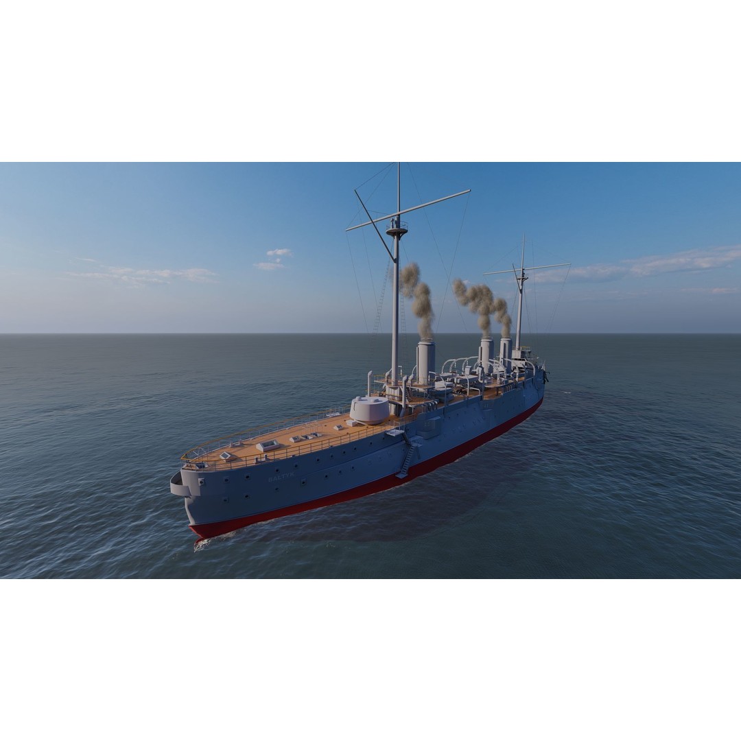 Bulk Carrier Ship 3D Model – Industrial Tanker with PBR Textures - View 4
