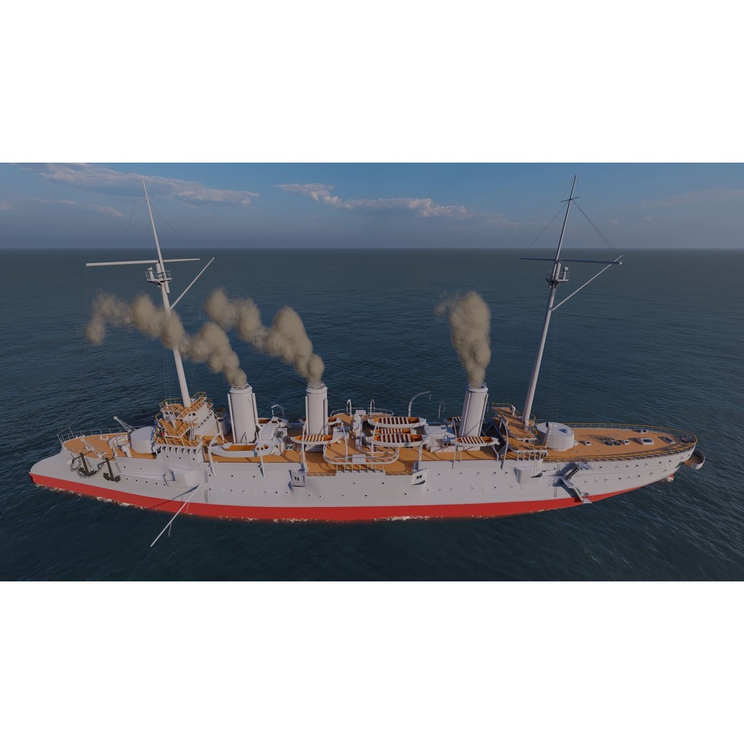 Bulk Carrier Ship 3D Model – Industrial Tanker with PBR Textures - View 7