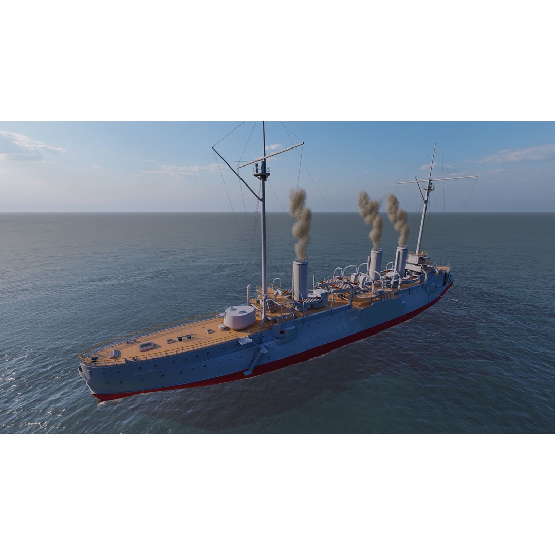 Bulk Carrier Ship 3D Model – Industrial Tanker with PBR Textures - View 9