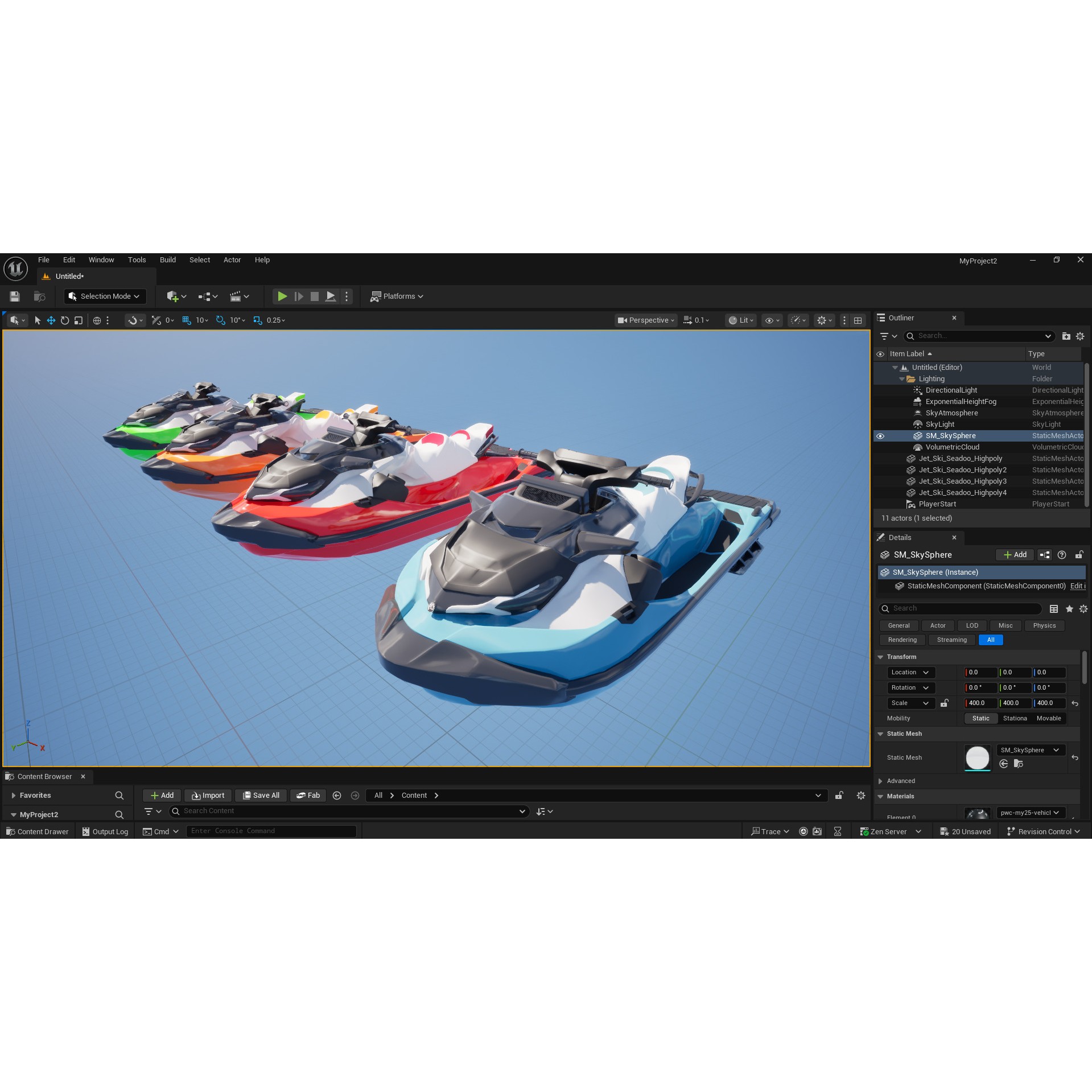 Sea-Doo GTX Limited 325 - Low-Poly Game-Ready 3D Model - View 13