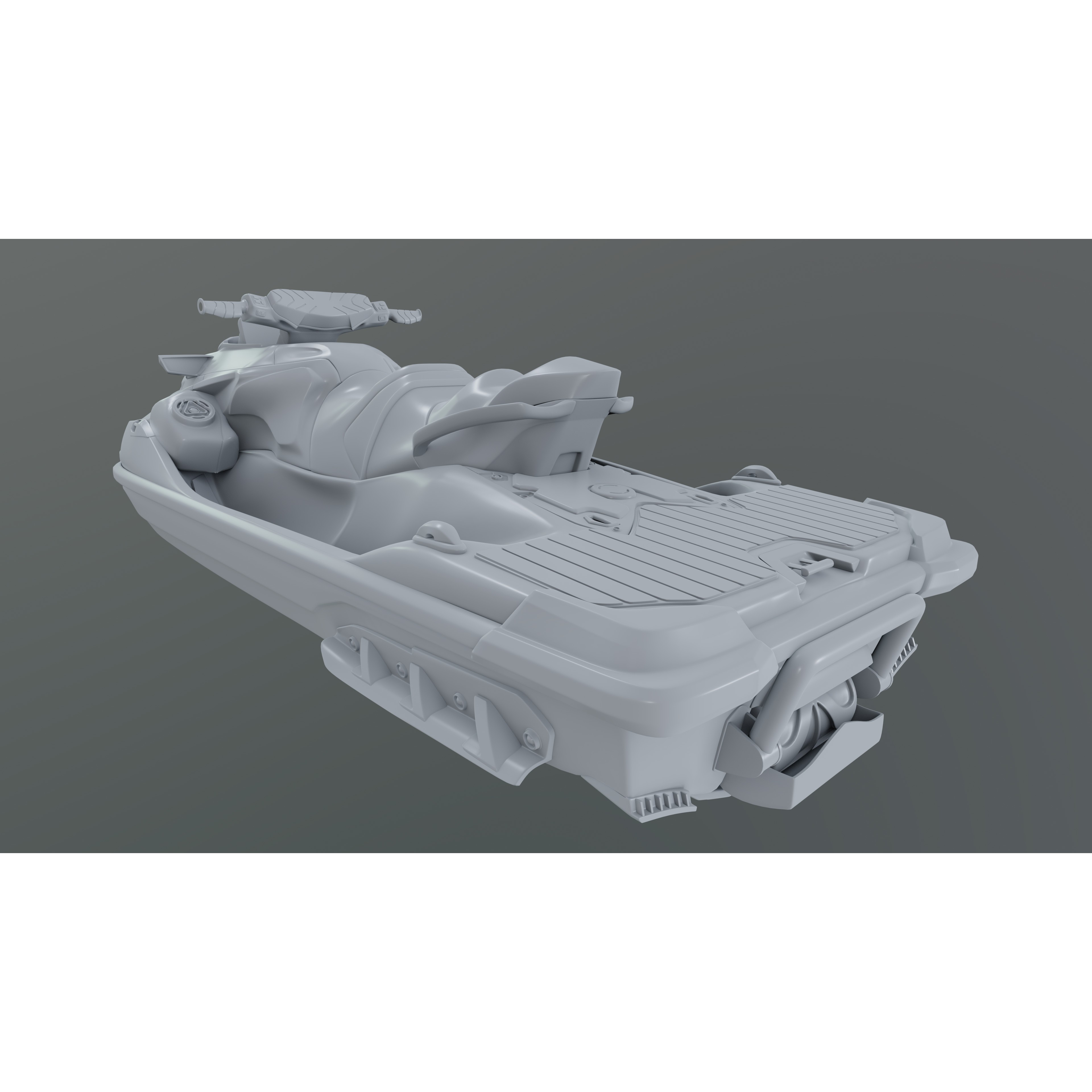 Sea-Doo GTX Limited 325 - Low-Poly Game-Ready 3D Model - View 17
