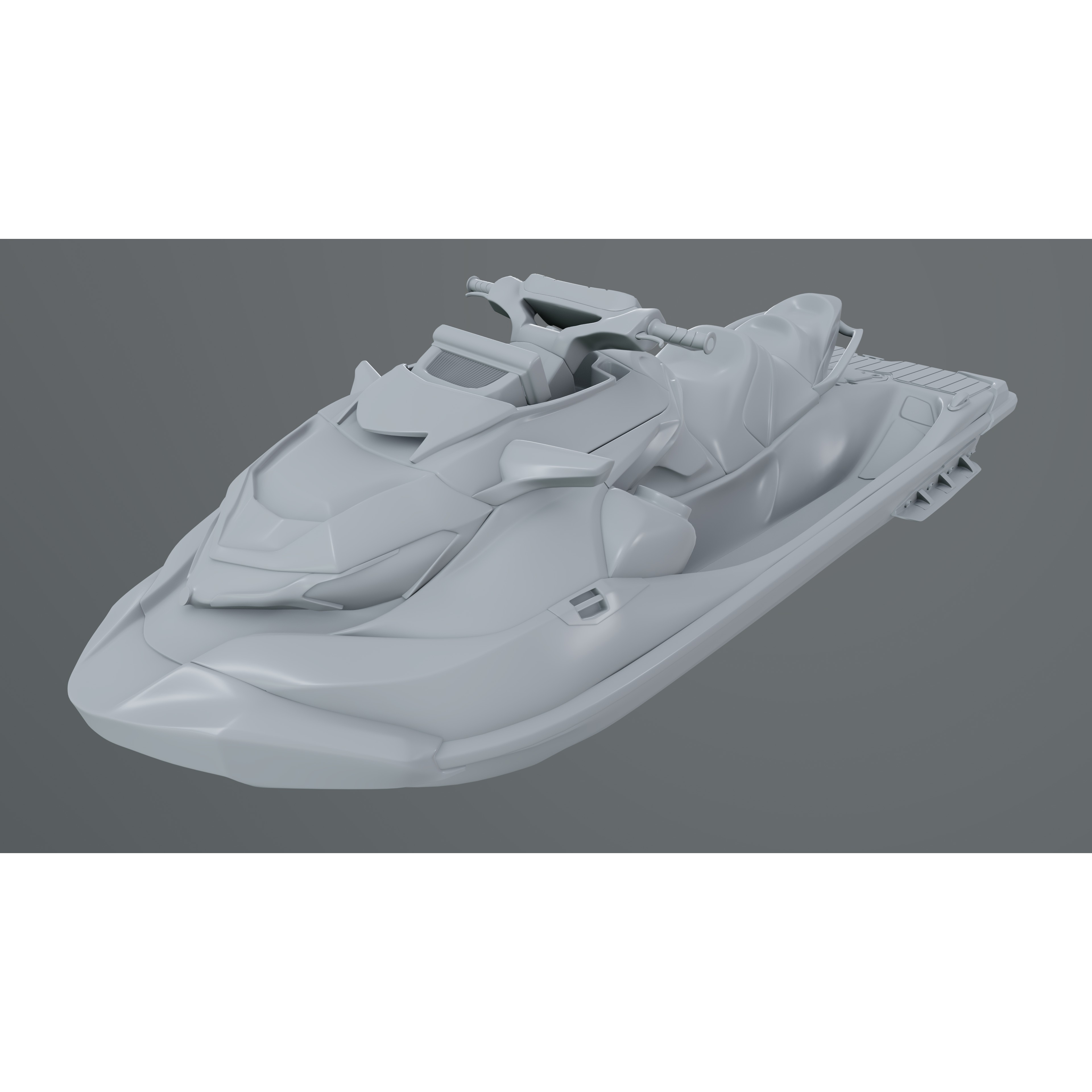 Sea-Doo GTX Limited 325 - Low-Poly Game-Ready 3D Model - View 19