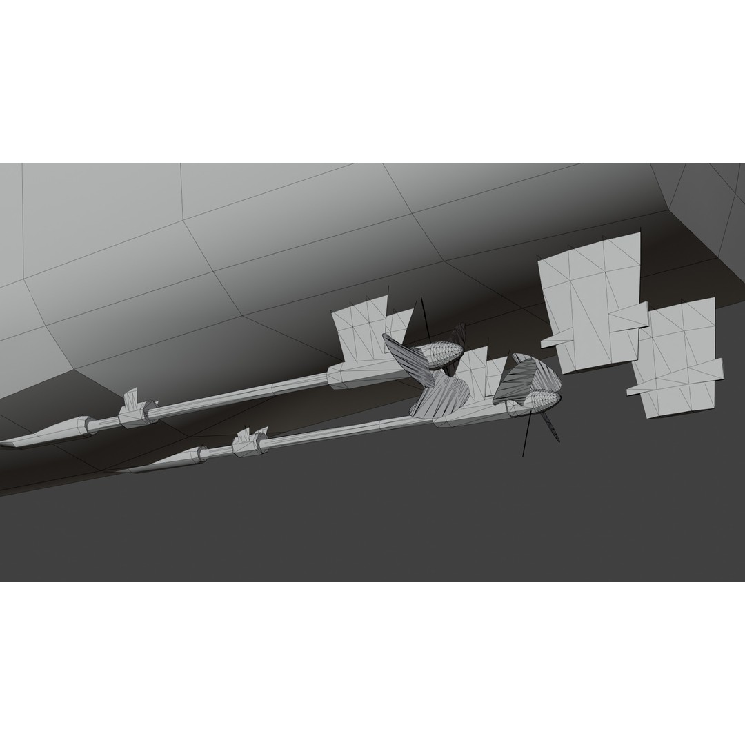054A Frigate Ship 3D Model – Low Poly Military Watercraft, FBX, OBJ