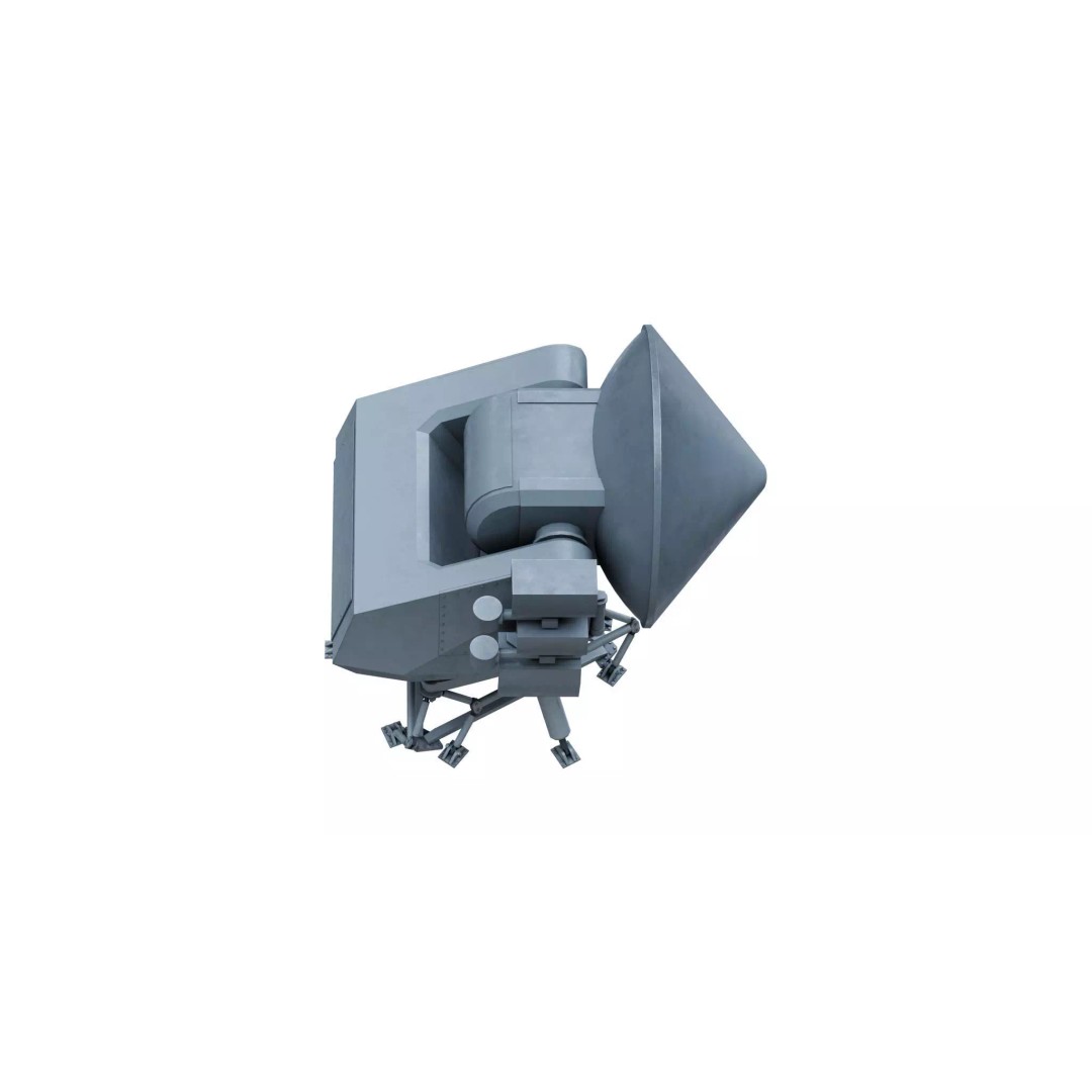 STIR 12 EO Mk2 Radar 3D Model – PBR Naval Tracker, Blender, FBX, OBJ - View 6