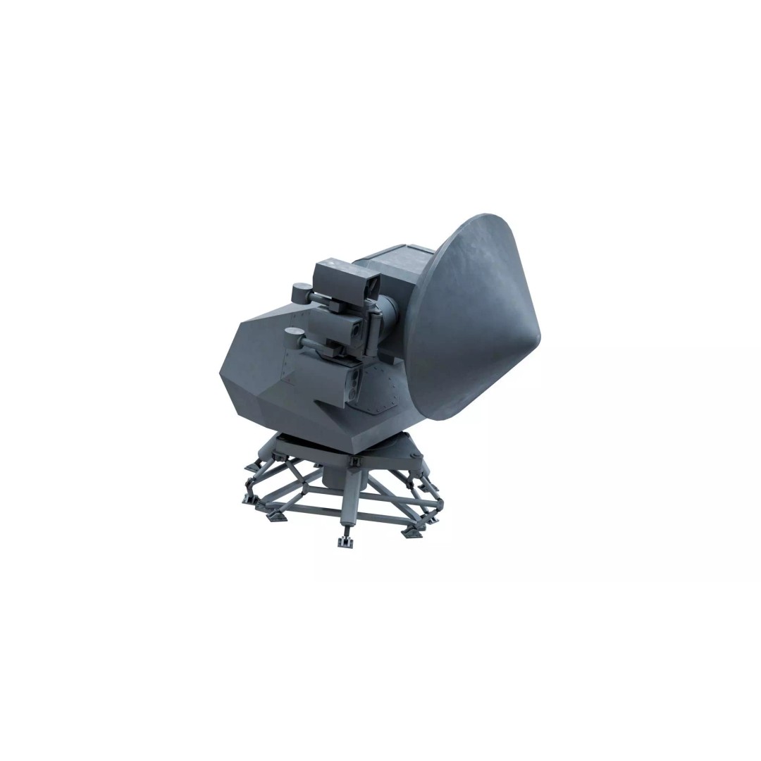 STIR 12 EO Mk2 Radar 3D Model – PBR Naval Tracker, Blender, FBX, OBJ - View 7