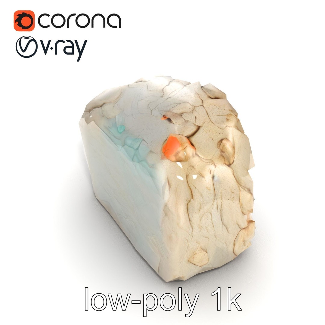 Underwater Grotto 3D Model – Low Poly Marine Life Pack, FBX - View 14