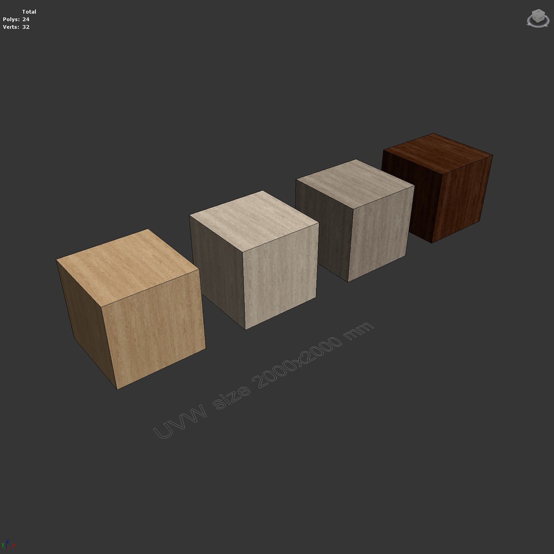 Oak Wood Material 3D Model – PBR Textures, 4096x4096, FBX, OBJ - View 10