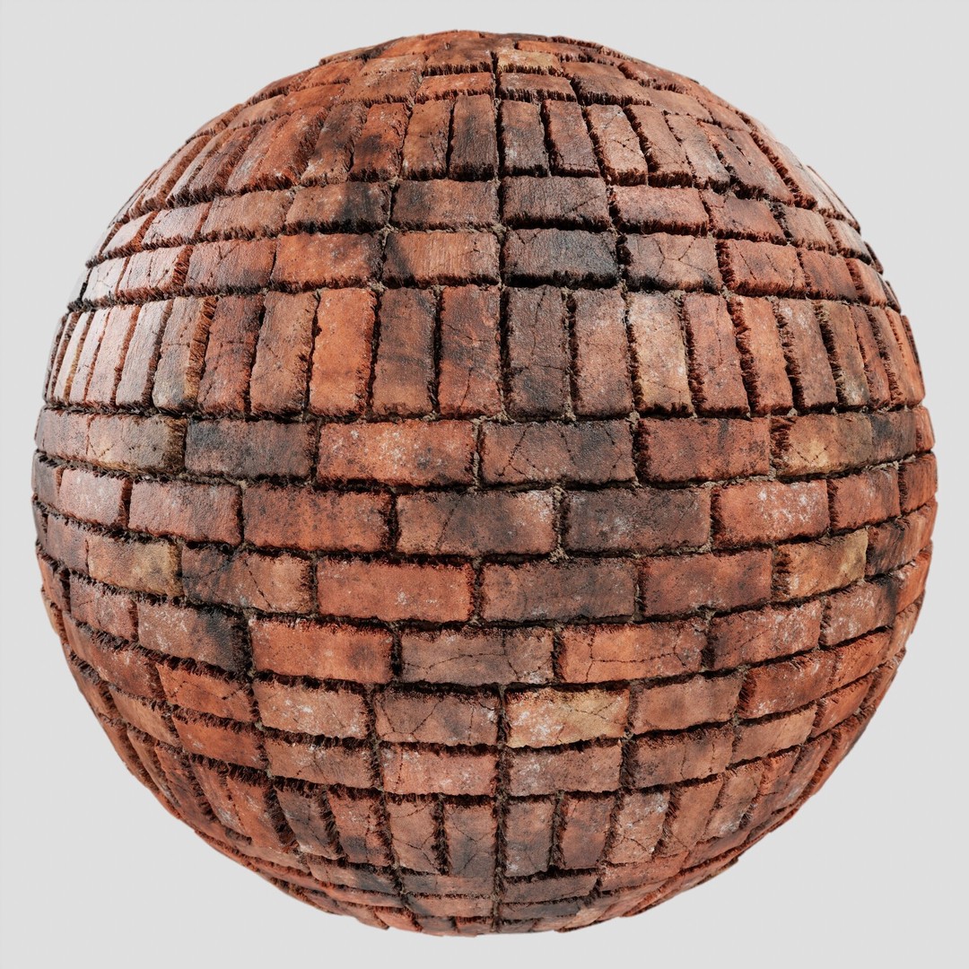 Brick Wall Texture 3D Model – 8K PBR Textures for Archviz - View 11