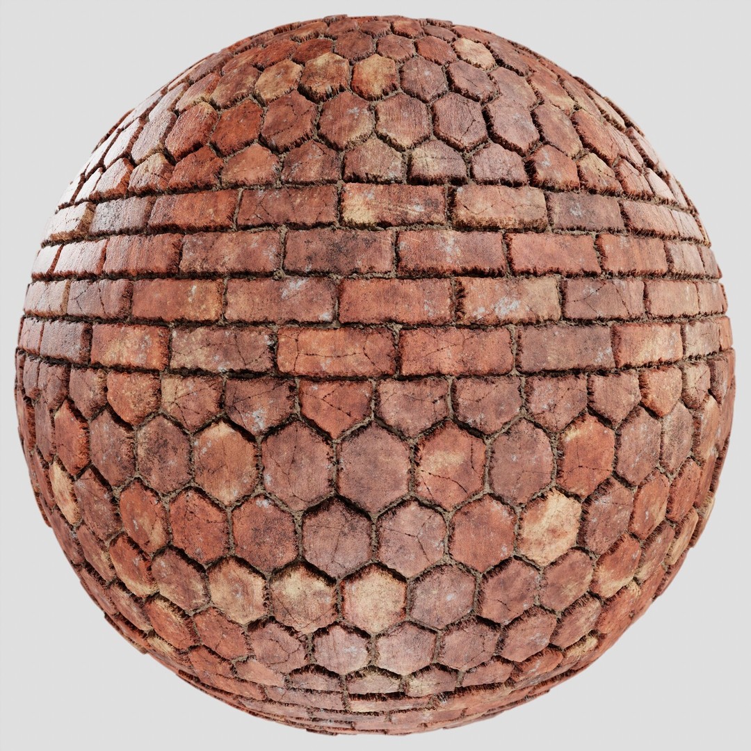 Brick Wall Texture 3D Model – 8K PBR Textures for Archviz - View 15