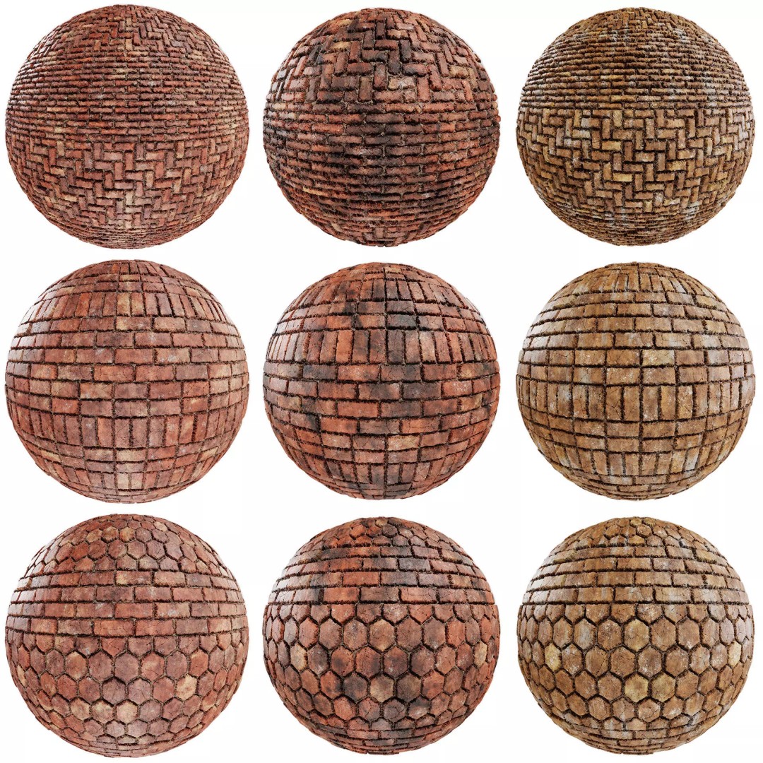 Brick Wall Texture 3D Model – 8K PBR Textures for Archviz - View 2