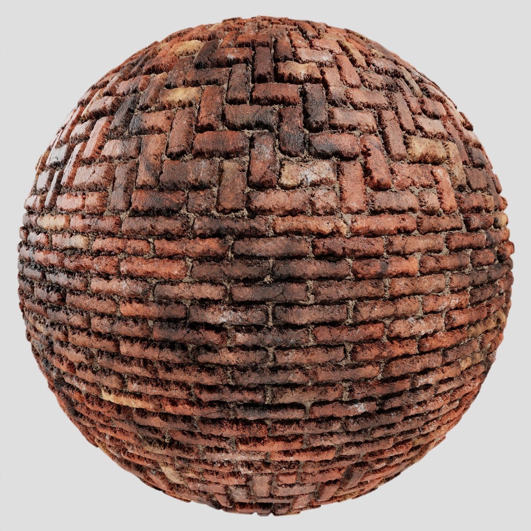 Brick Wall Texture 3D Model – 8K PBR Textures for Archviz - View 5
