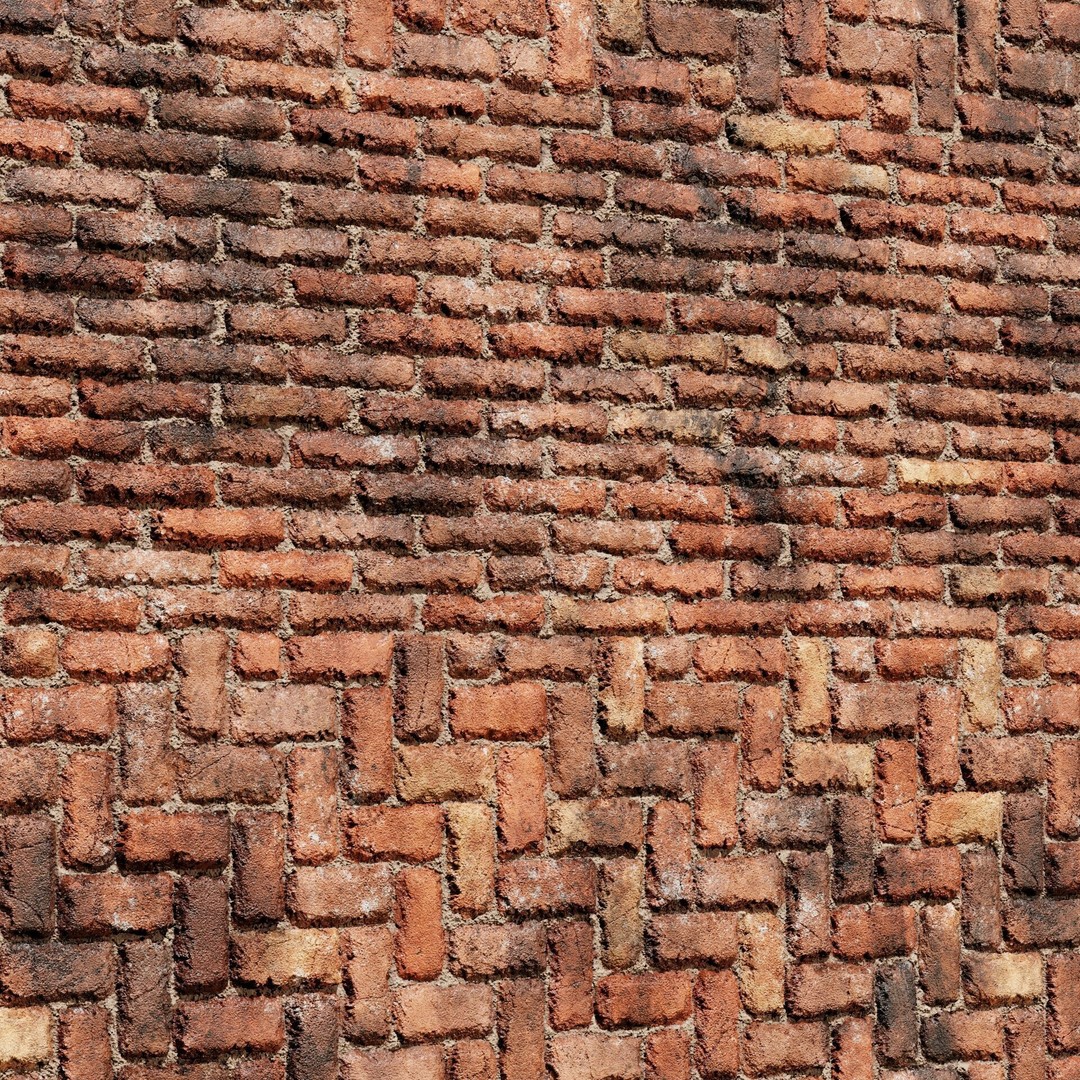 Brick Wall Texture 3D Model – 8K PBR Textures for Archviz - View 6