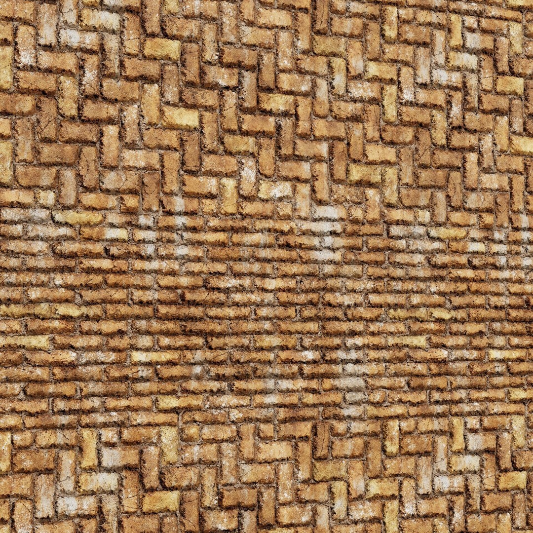 Brick Wall Texture 3D Model – 8K PBR Textures for Archviz - View 8