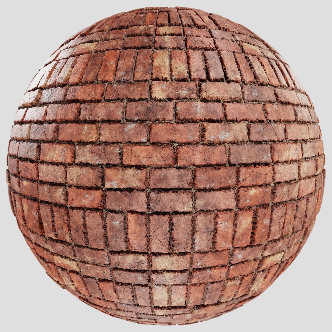 Brick Wall Texture 3D Model – 8K PBR Textures for Archviz - View 9