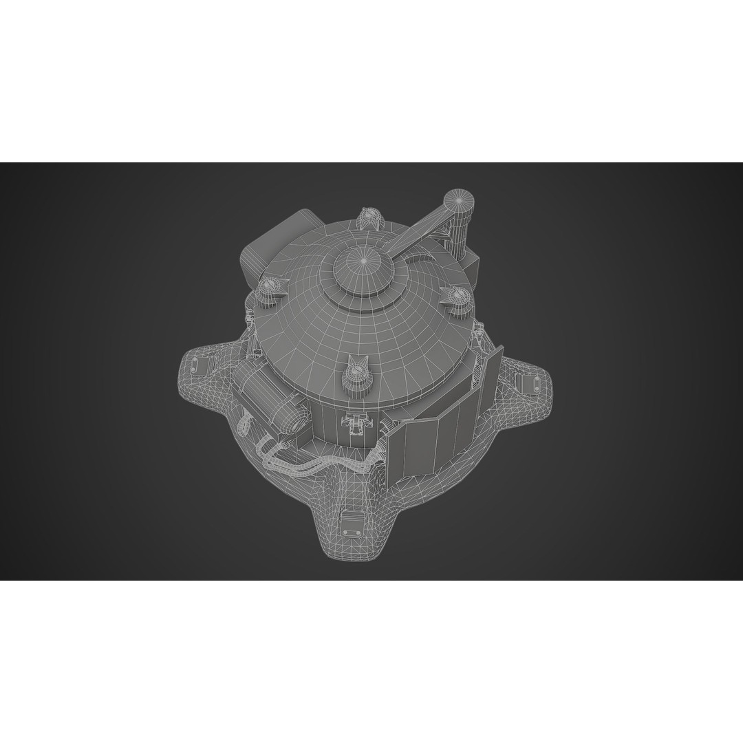 Nuclear Generator 3D Model – Low Poly PBR Asset for Games, FBX - View 12