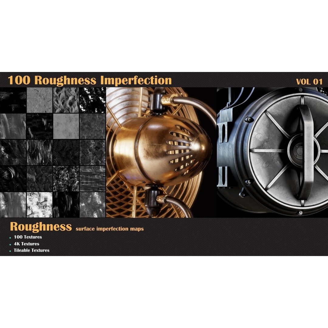 Ultimate 3D Texture Bundle – 640 Imperfection Textures, PBR, 4K PNGs - View 3