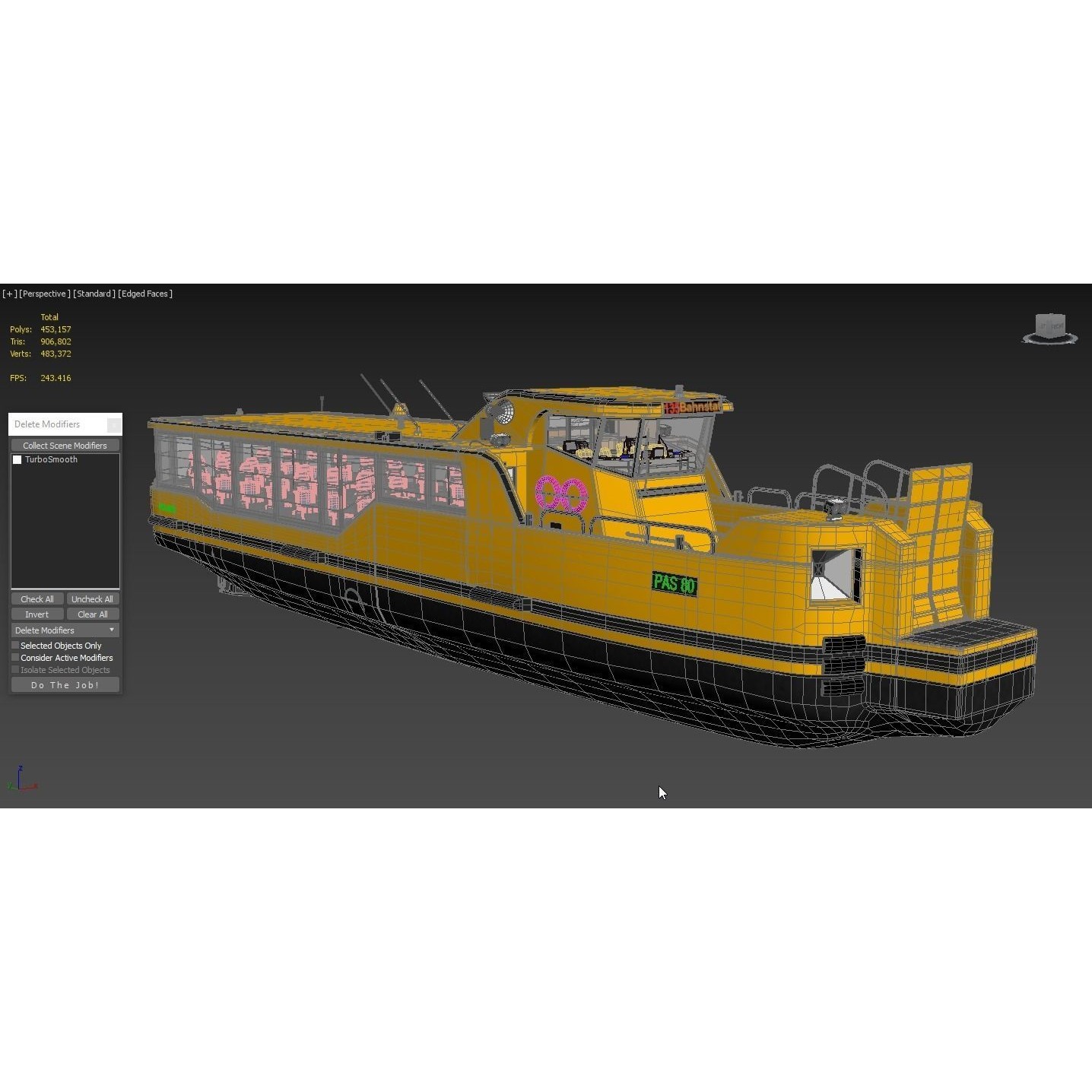 Copenhagen Waterbus - Game-Ready 3D Model - View 10