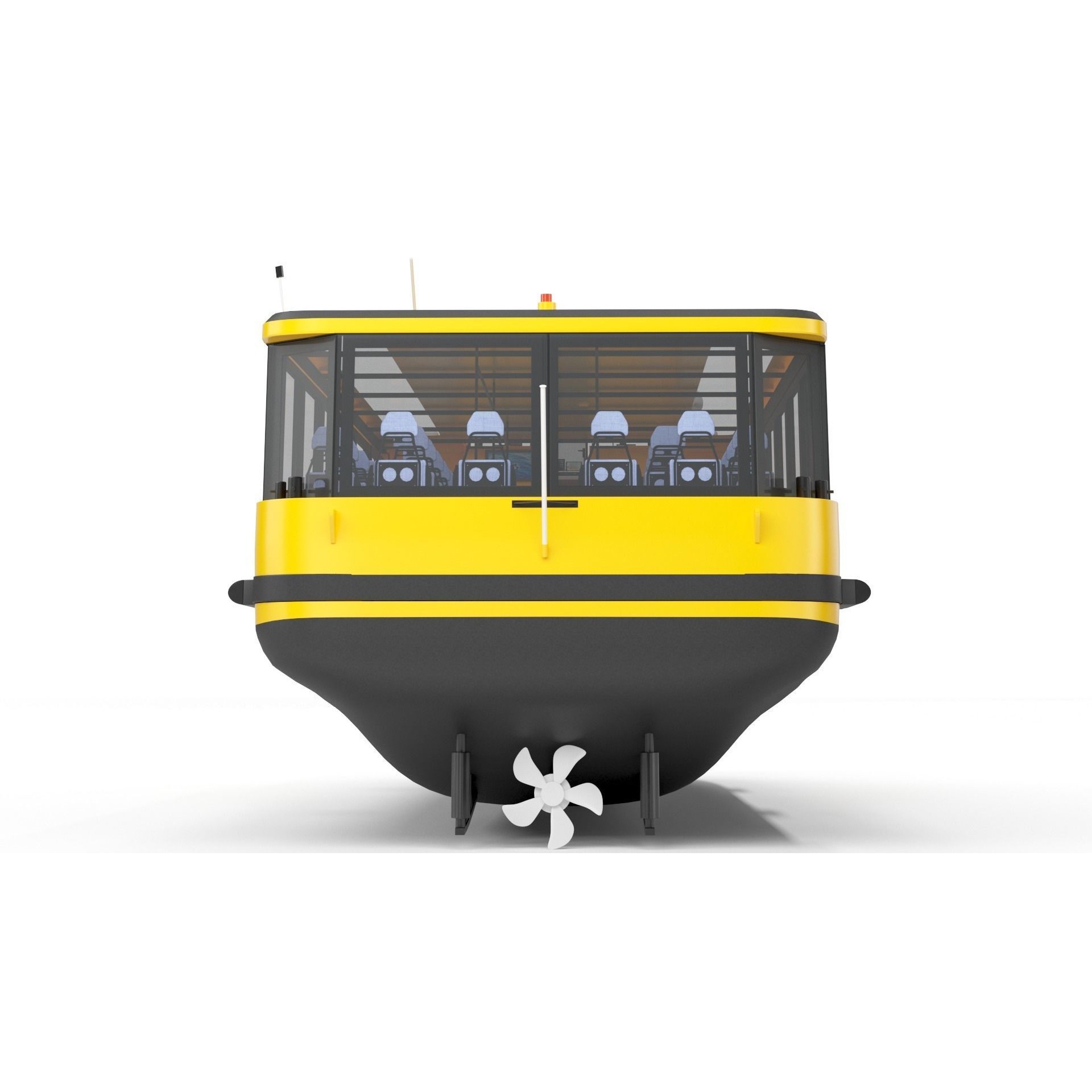 Copenhagen Waterbus - Game-Ready 3D Model - View 17