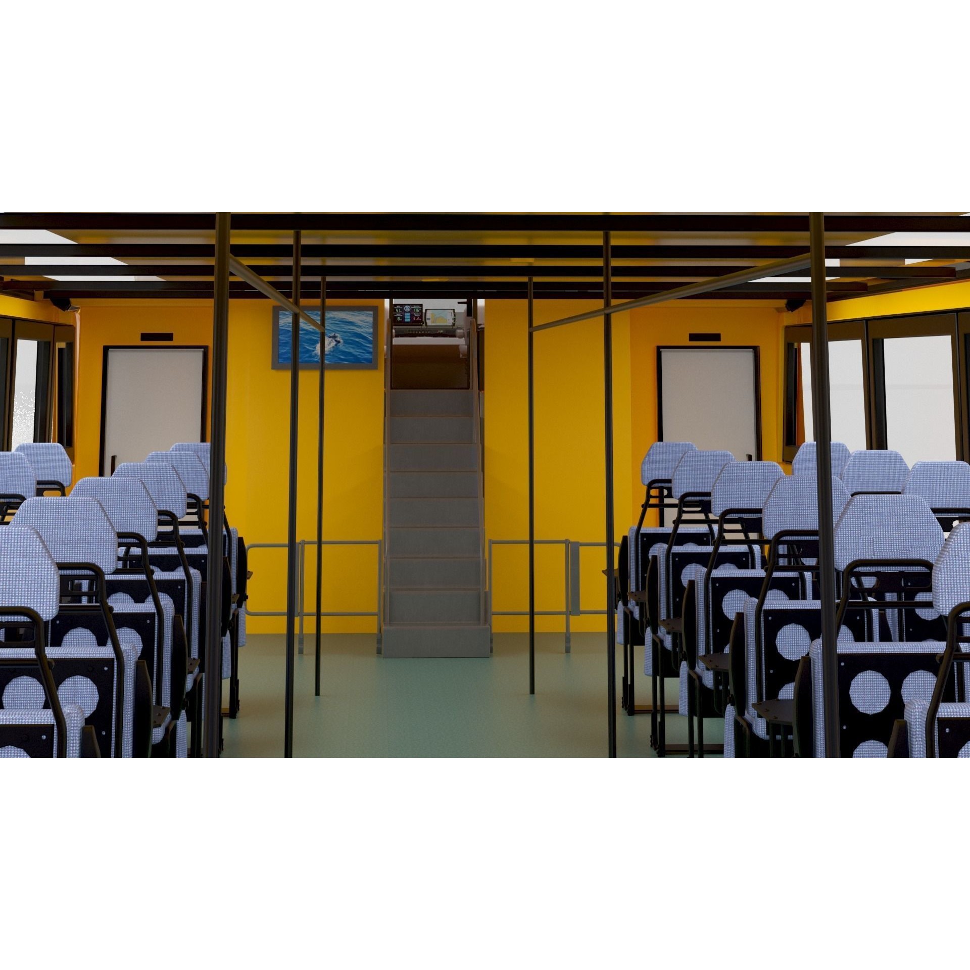 Copenhagen Waterbus - Game-Ready 3D Model - View 26