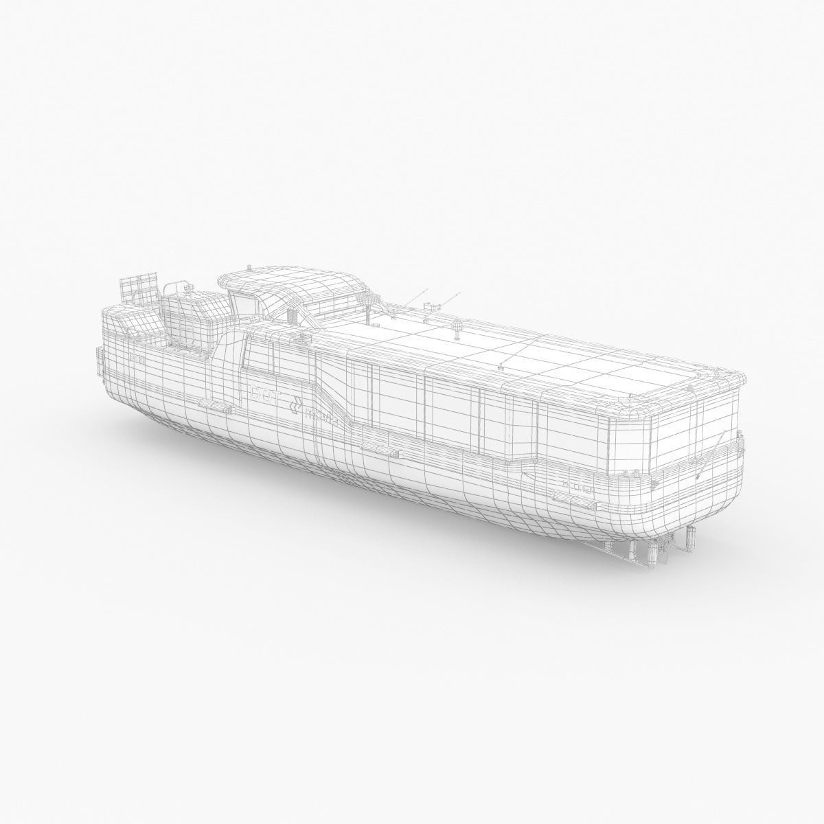 Copenhagen Waterbus - Game-Ready 3D Model - View 29