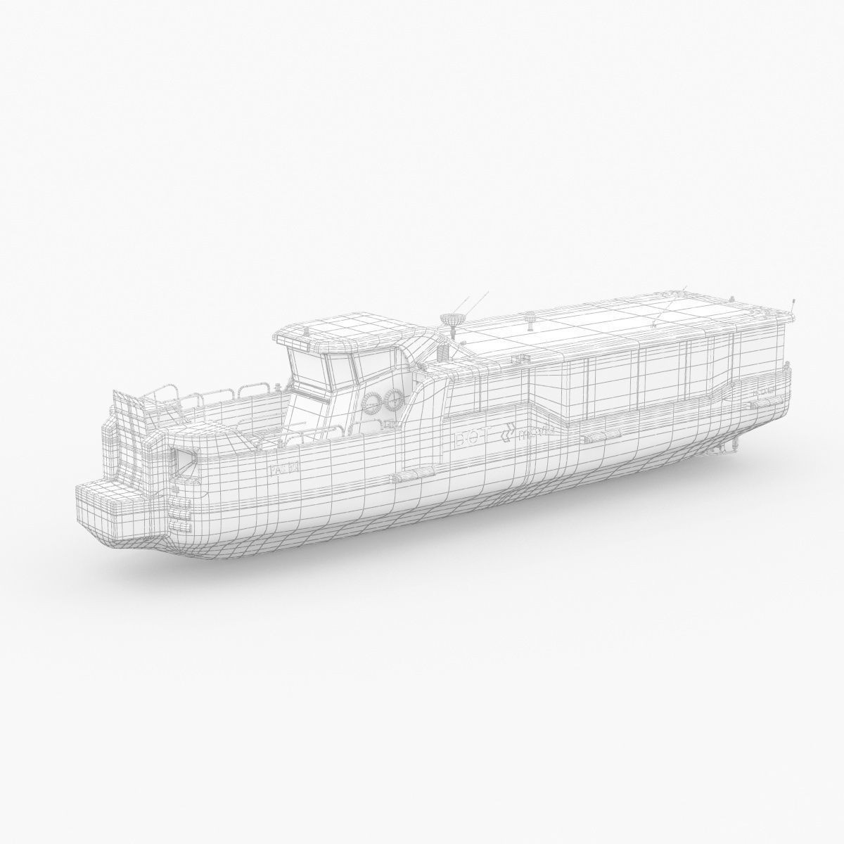 Copenhagen Waterbus - Game-Ready 3D Model - View 31