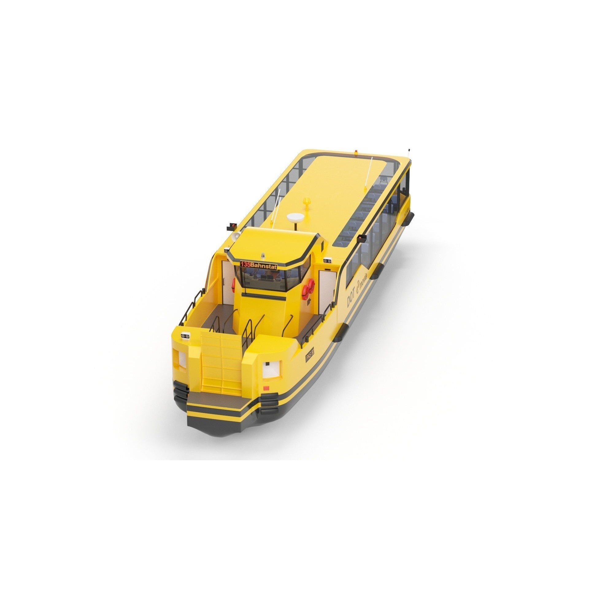 Copenhagen Waterbus - Game-Ready 3D Model - View 39