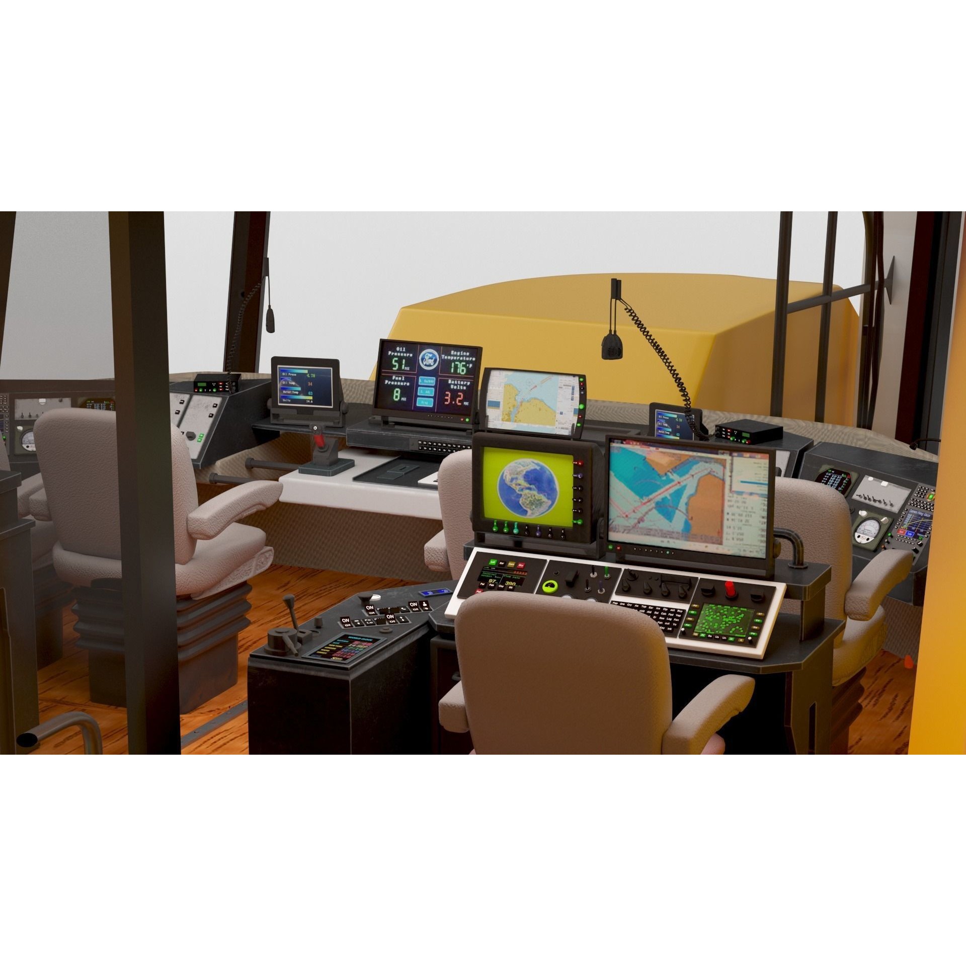 Copenhagen Waterbus - Game-Ready 3D Model - View 5