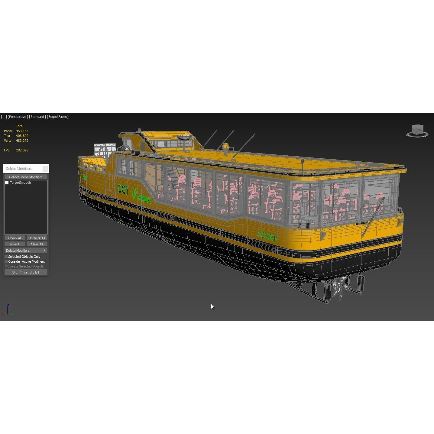 Copenhagen Waterbus - Game-Ready 3D Model - View 8
