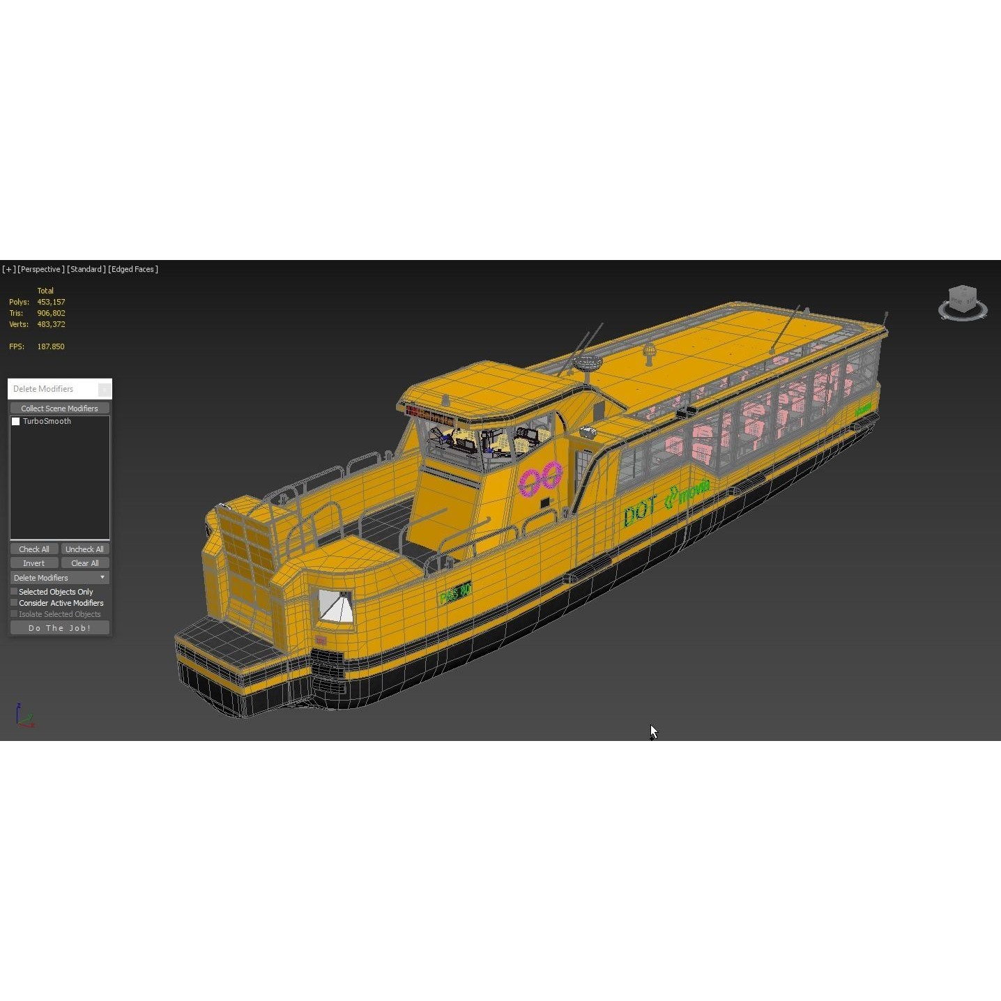 Copenhagen Waterbus - Game-Ready 3D Model - View 9