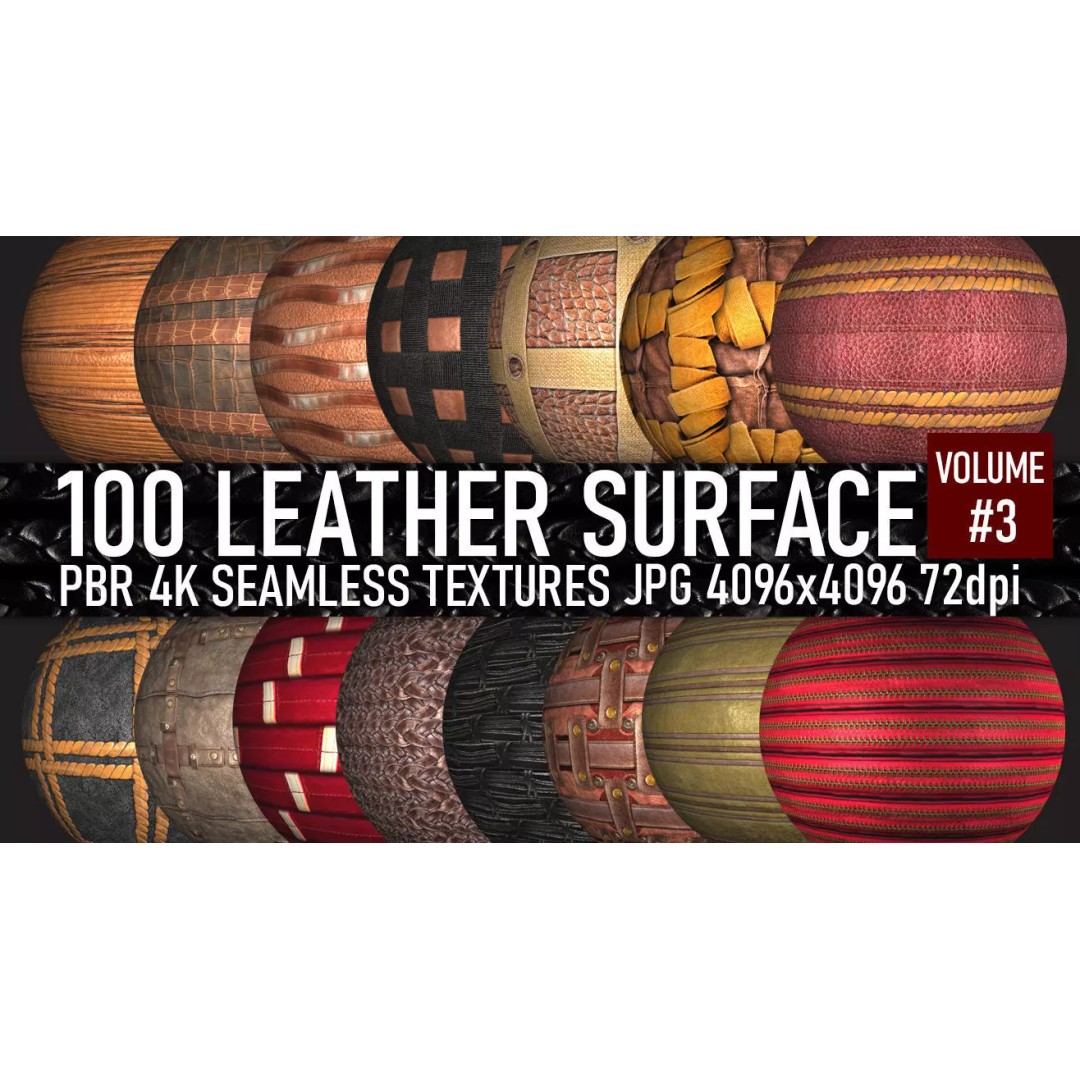 Leather Belt Armor Surface 3D Model – PBR Textures, 4K JPG - View 2