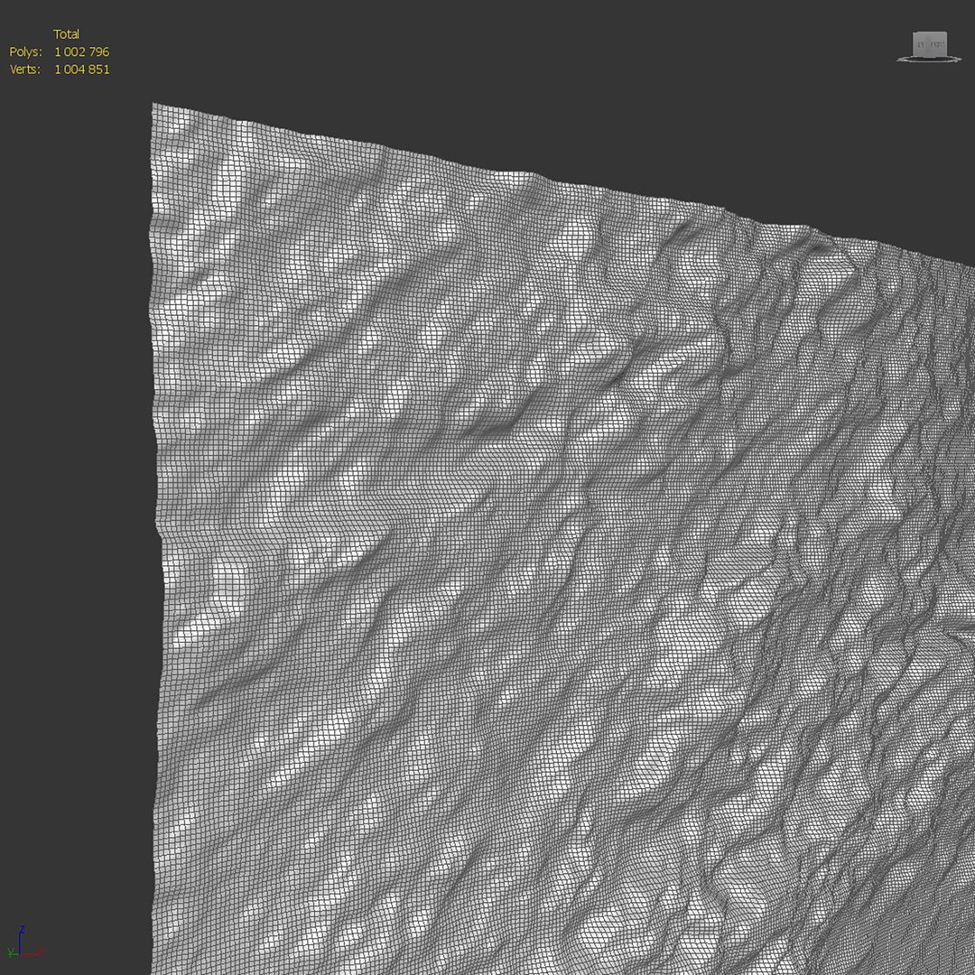 Stone Wall 3D Model – High Quality Natural Texture, FBX, OBJ