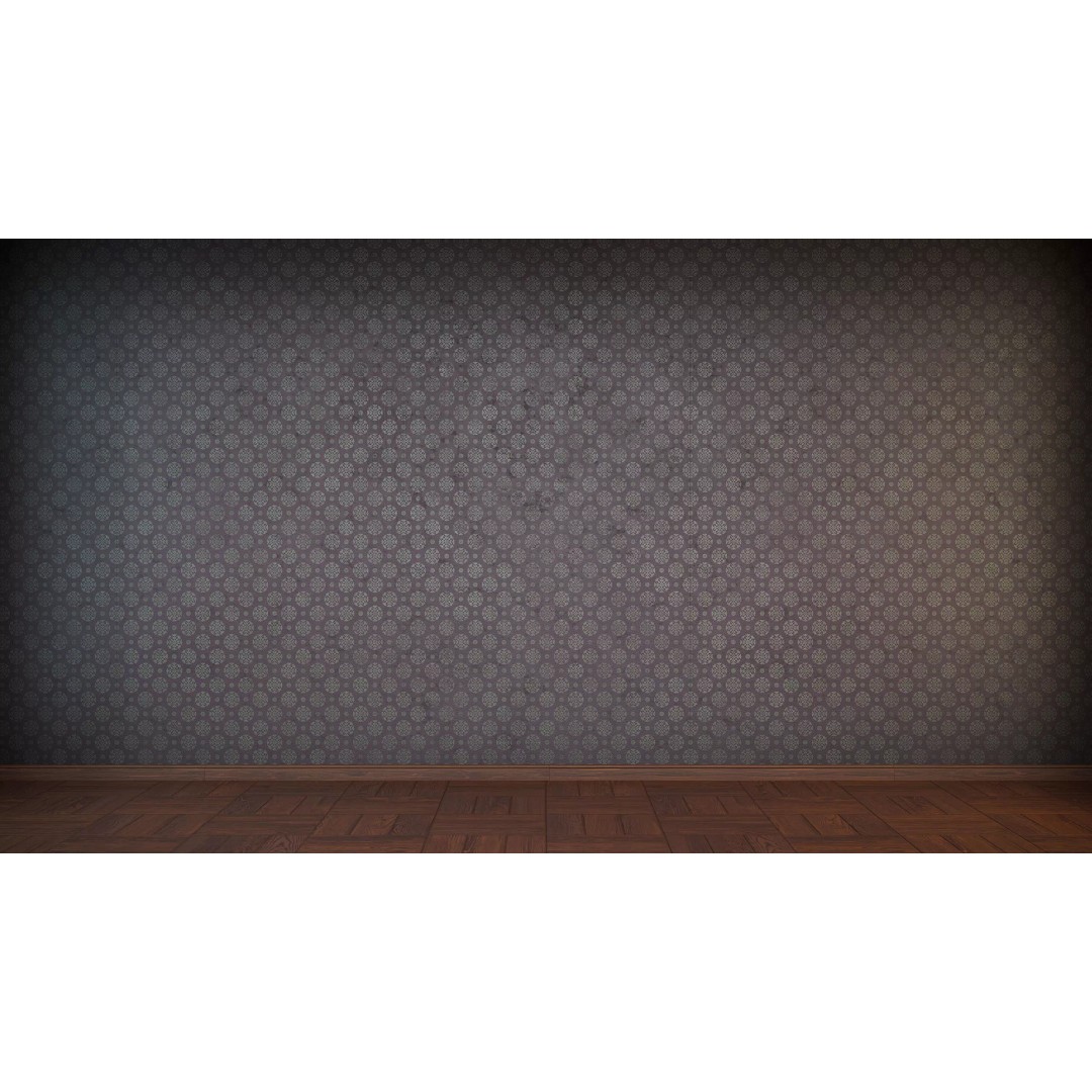 Vintage Wallpaper 3D Model – Antique PBR Textures for Unity & Unreal - View 15