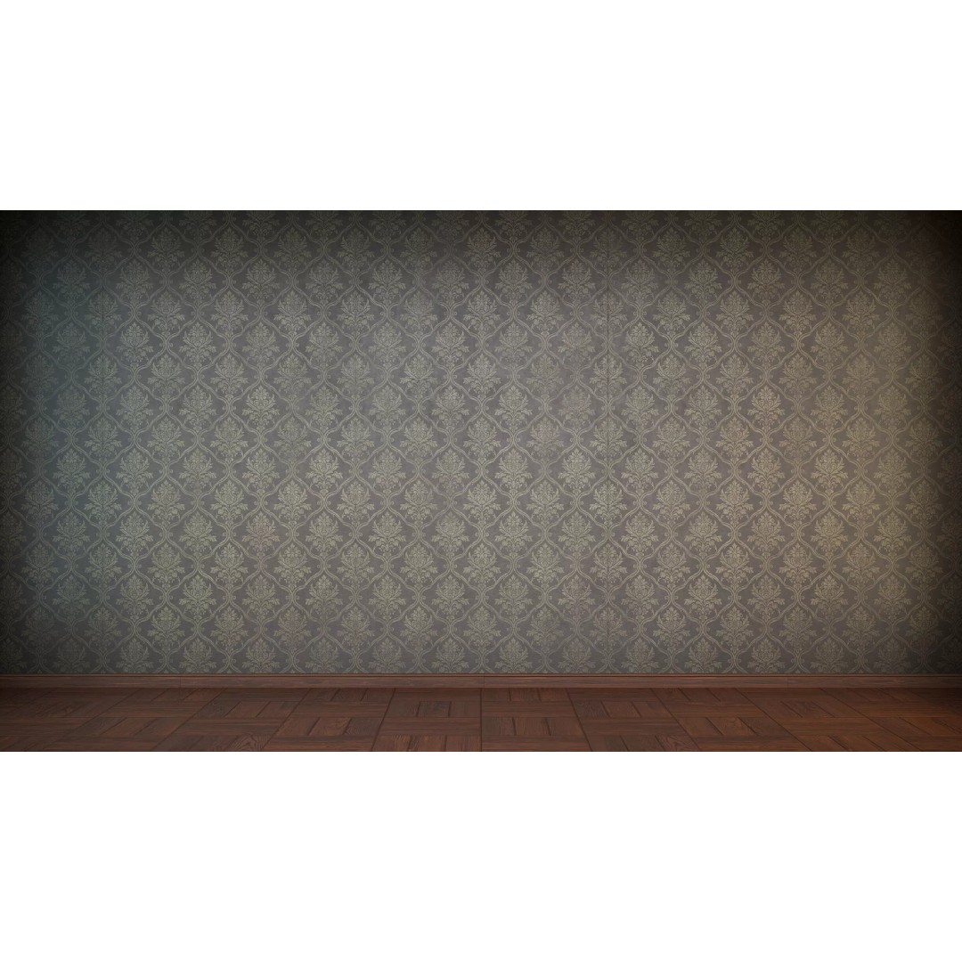 Vintage Wallpaper 3D Model – Antique PBR Textures for Unity & Unreal - View 17