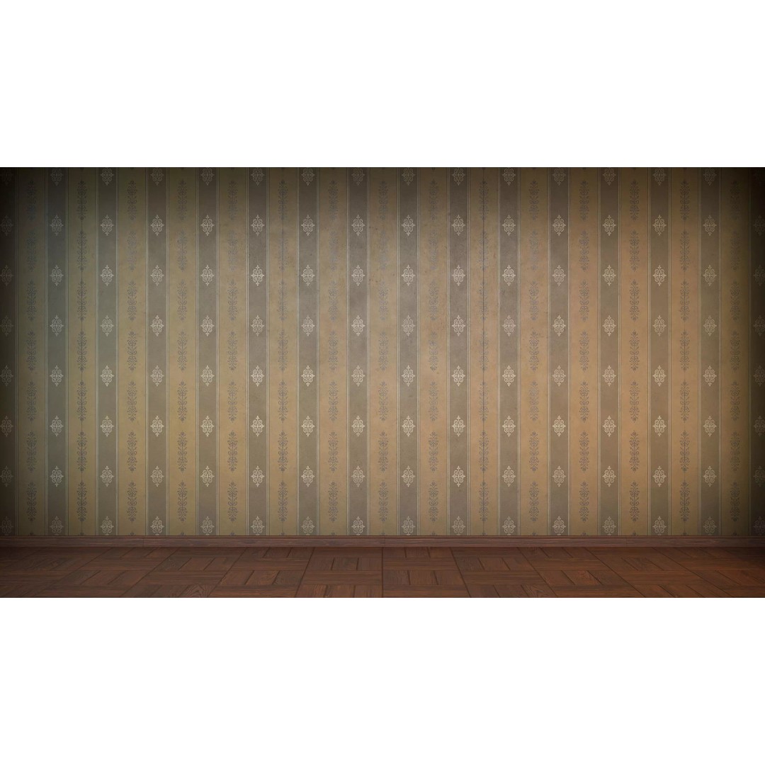 Vintage Wallpaper 3D Model – Antique PBR Textures for Unity & Unreal - View 19