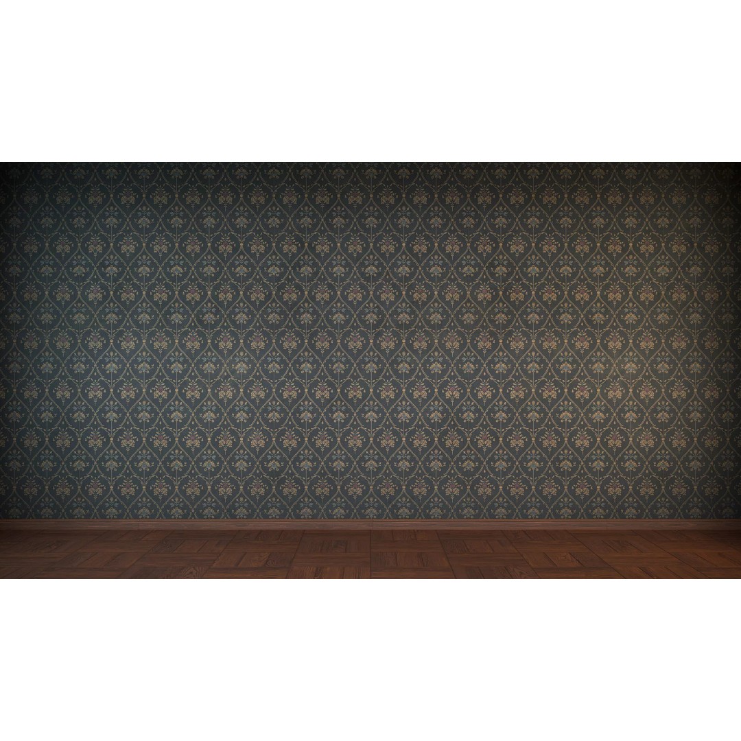 Vintage Wallpaper 3D Model – Antique PBR Textures for Unity & Unreal - View 24