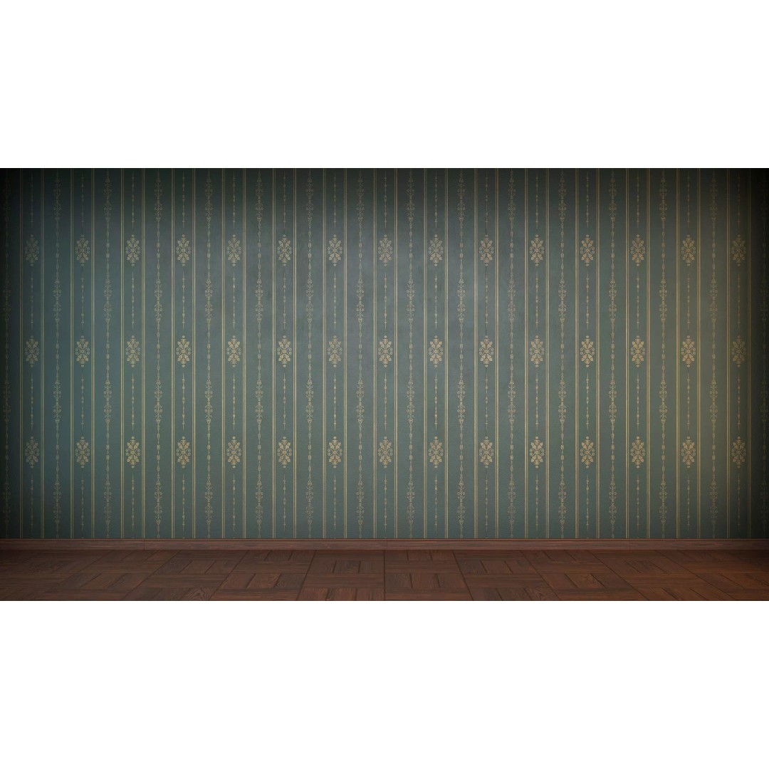 Vintage Wallpaper 3D Model – Antique PBR Textures for Unity & Unreal - View 5